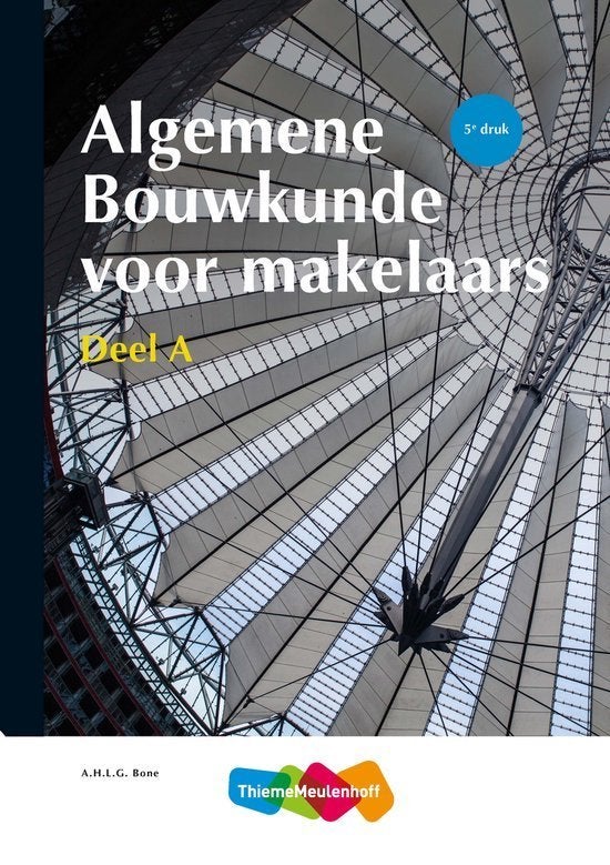 Algemene Bouwkunde voor Makelaars deel a, Boeken, Ophalen of Verzenden, Beta, Zo goed als nieuw, HBO