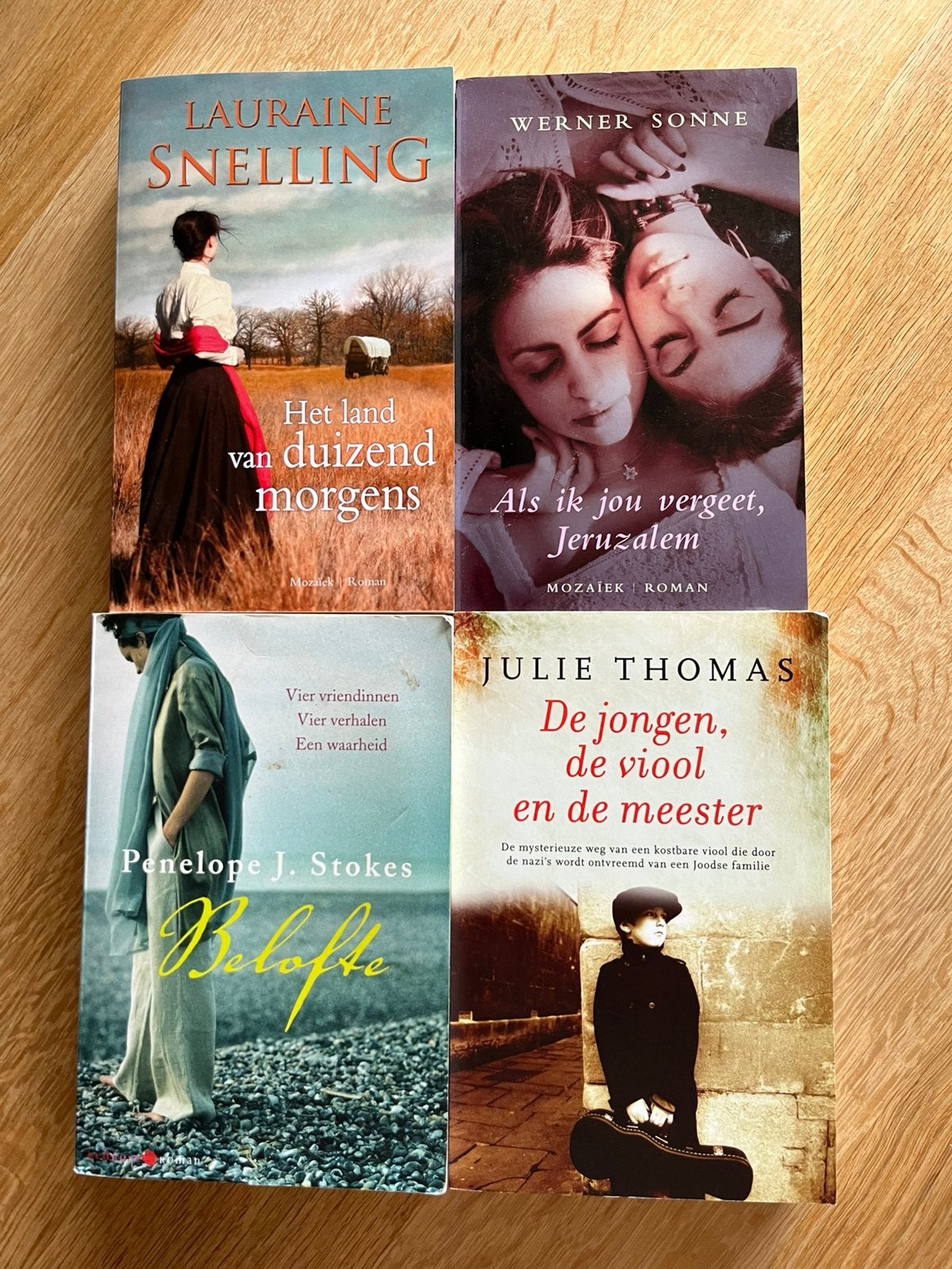 4 christelijke romans ( zie beschrijving), Ophalen of Verzenden, Zo goed als nieuw