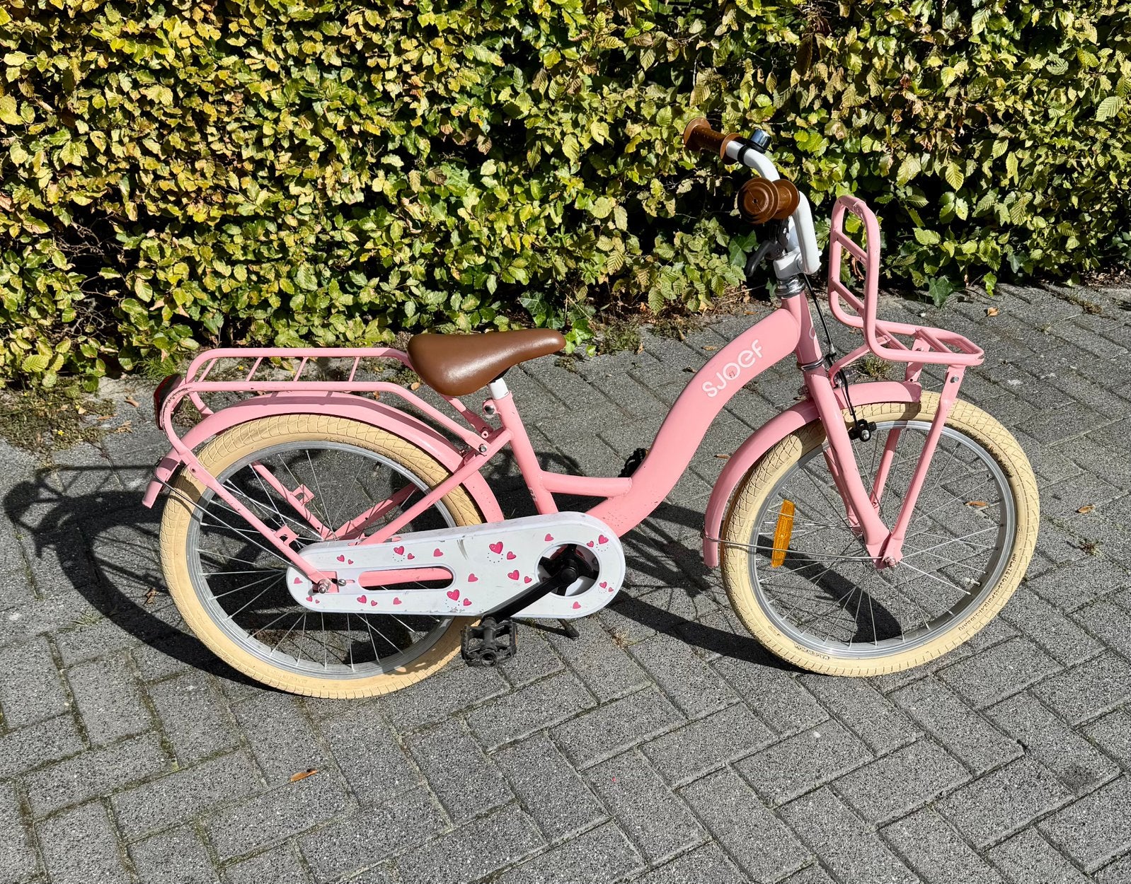 Rose Sjoef meisjesfiets, 20 inch 6-8 jaar, Fietsen en Brommers, Terugtraprem, Gebruikt, Ophalen of Verzenden, Handrem