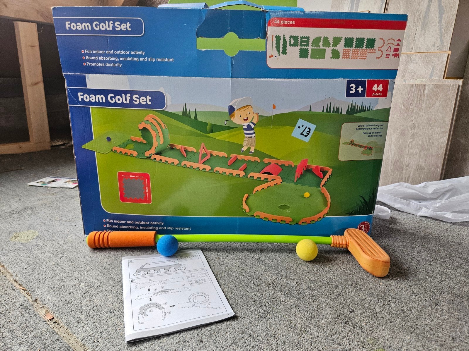 Foam Golf Set - Binnen en Buiten Speelplezier, Ophalen, Zo goed als nieuw