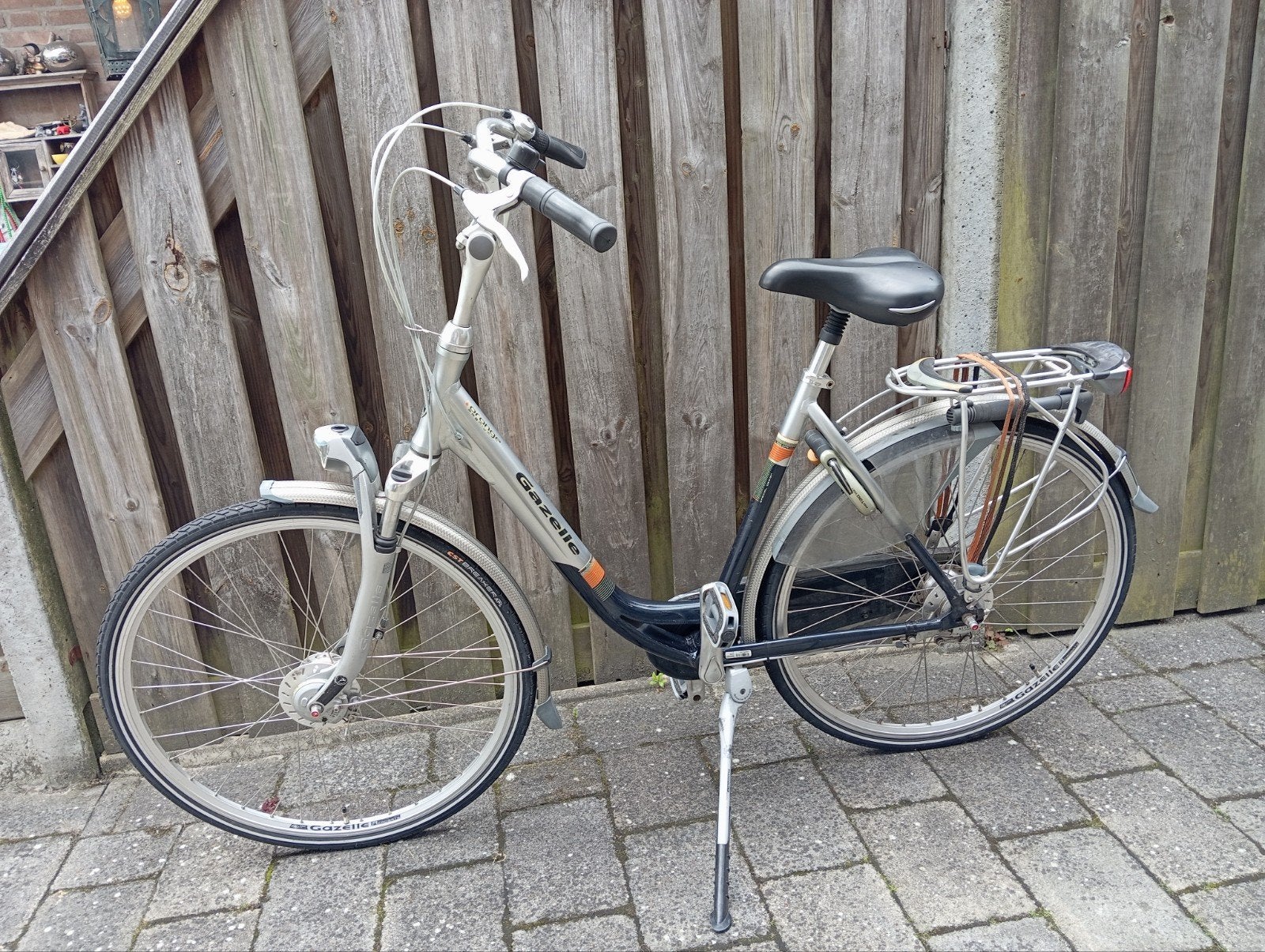 Gazelle Orange Premium 52 cm damesfiets, Ophalen, Gebruikt, Velgrem, Versnellingen