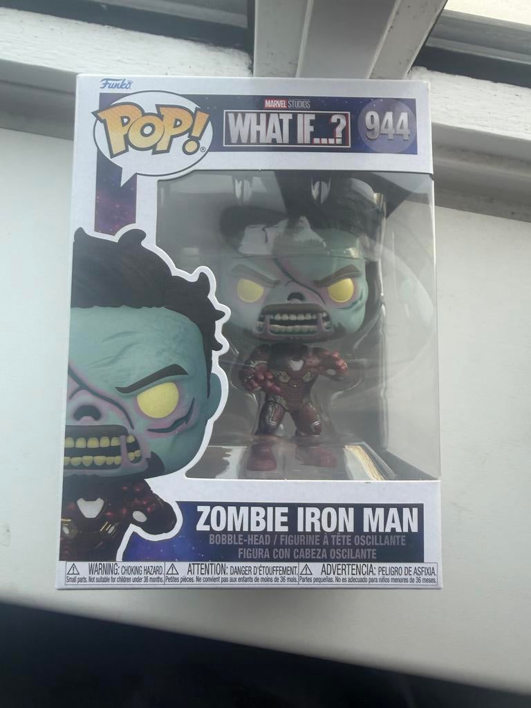 Funko Pop! Marvel What If...? Zombie Iron Man #944, Kinderen en Baby's, Speelgoed | Actiefiguren, Nieuw, Ophalen of Verzenden