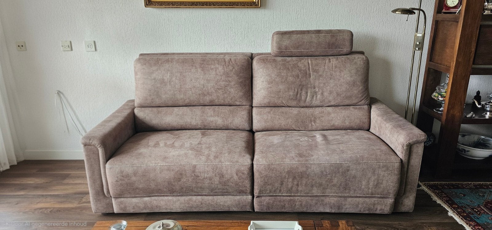 Comfortabele bank met motor en verstelbare hoofdsteun, Ophalen, Gebruikt, Onbekend, Driepersoons