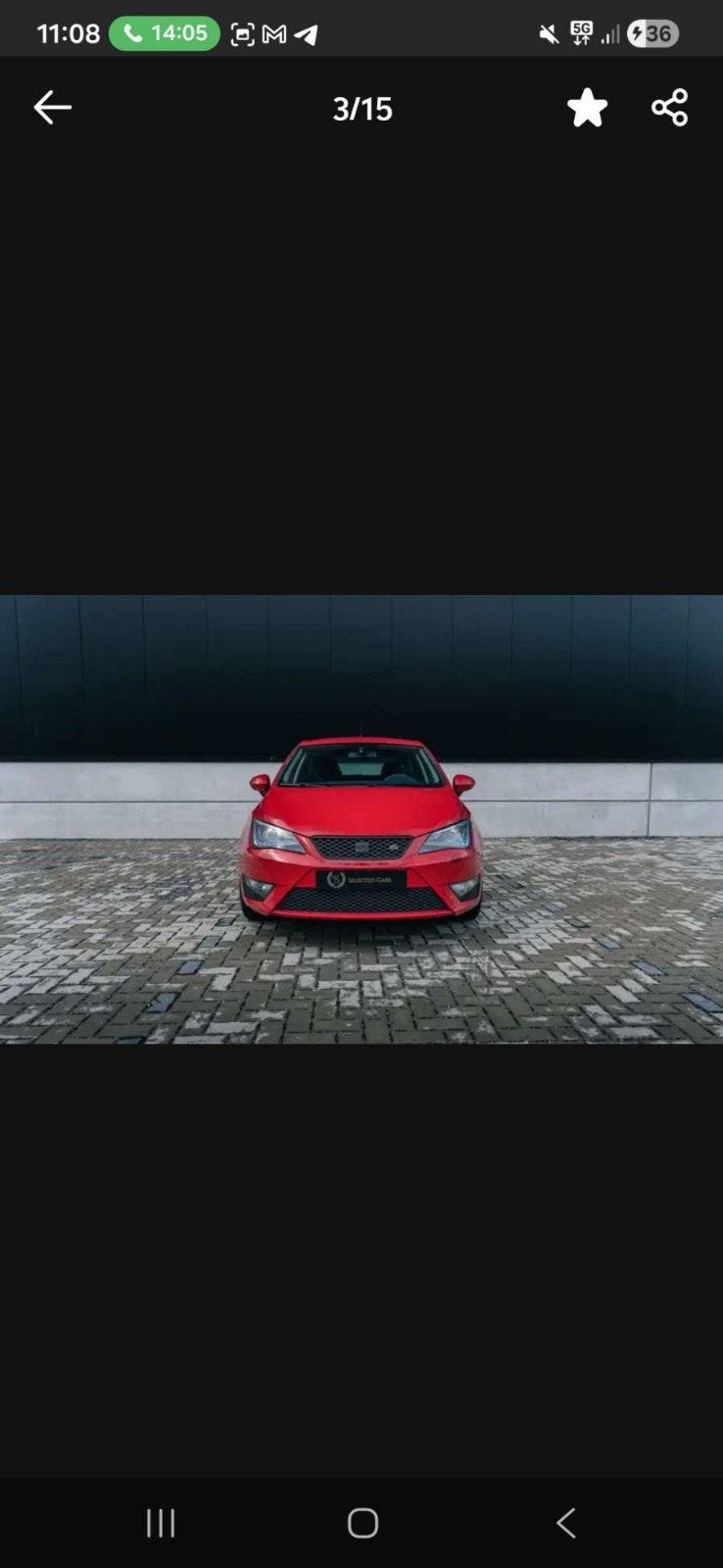 Seat Ibiza 1.4 fr TSI 110KW AUT 2013 Rood, 1154 kg, 4 cilinders, 620 kg, Ibiza