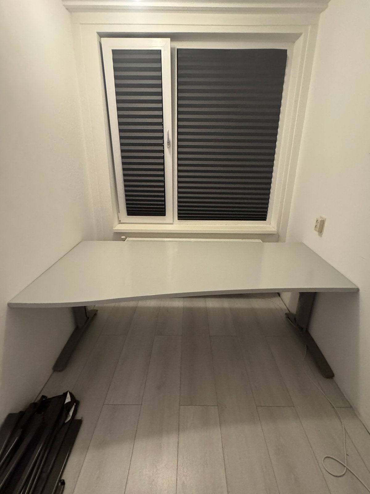 Bureau, Ophalen, Hout, 100 cm, In hoogte verstelbaar