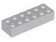 Lego Castle Stenen 4x 2x6 Steen Light Bluish Gray 2456 (NIEU, Ophalen of Verzenden, Nieuw, Losse stenen, Lego