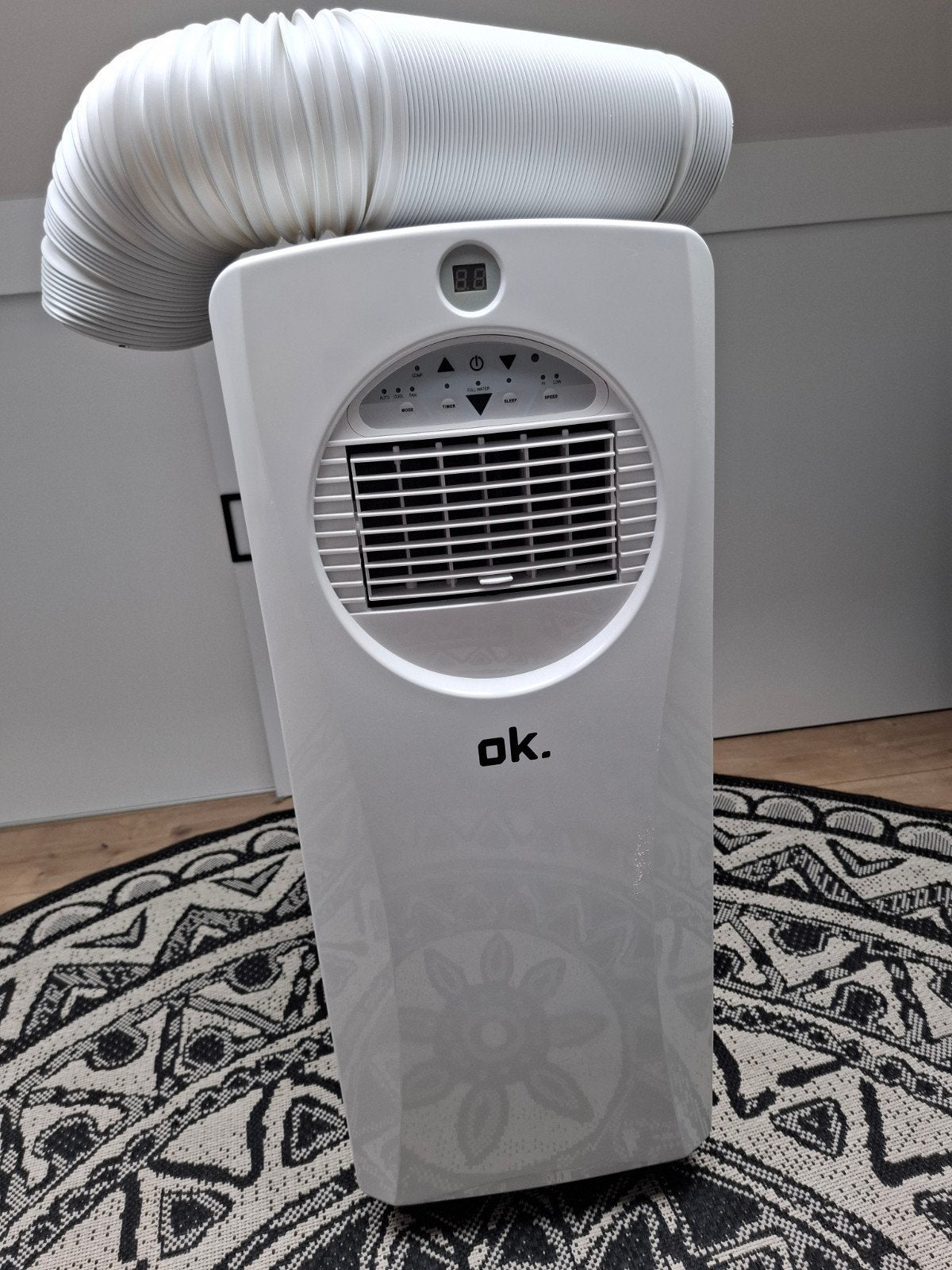 OK. Mobiele airco OAC2113N met afvoerslang, Witgoed en Apparatuur, Airco's, Minder dan 60 m³, Timer, 3 snelheden of meer, Ophalen of Verzenden