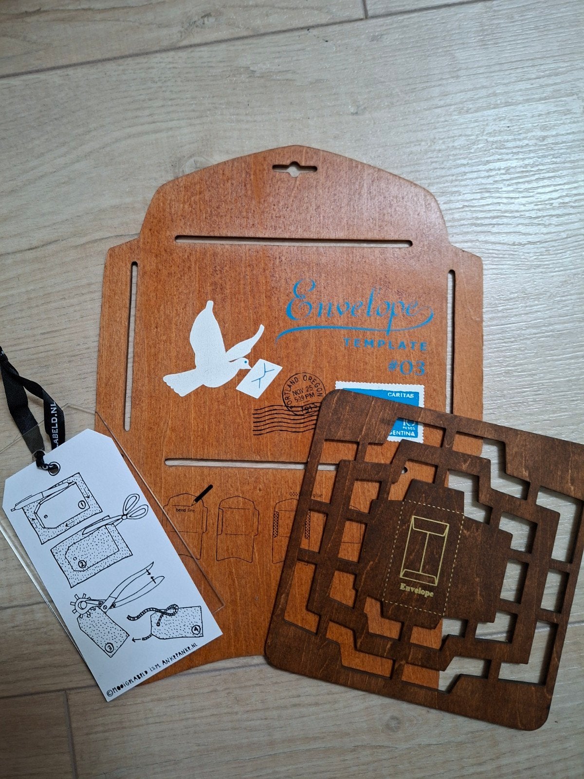 3 mallen voor labels, zakjes en enveloppen, Hobby en Vrije tijd, Ophalen of Verzenden, Nieuw, Frame of Mal, Overige merken