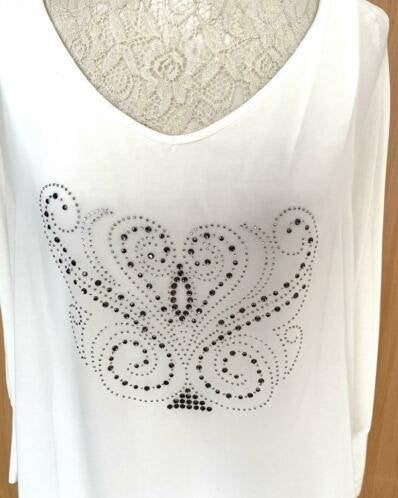 Zay blouse/top maat 42 [v], Kleding | Dames, Wit, Maat 42/44 (L), Ophalen of Verzenden, Zo goed als nieuw