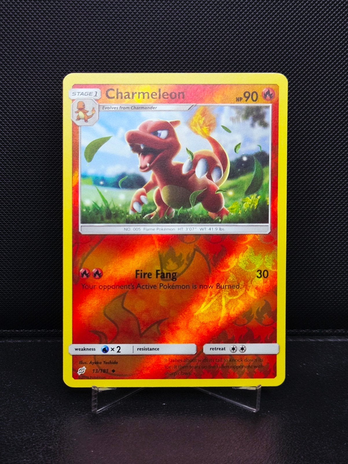 Charmeleon Reverse Holo 13/181 Team Up 2019 NM, Hobby en Vrije tijd, Verzamelkaartspellen | Pokémon, Zo goed als nieuw, Ophalen of Verzenden