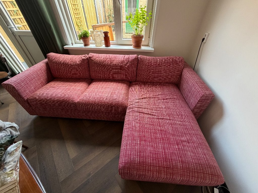 Geruite bank, Ophalen, Gebruikt, Hoekbank, 150 cm of meer