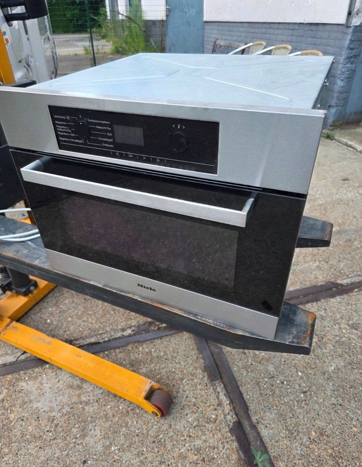 Miele H5040BM Inbouw Combi-oven met Magnetronfunctie, Ophalen of Verzenden, Gebruikt, Hete lucht