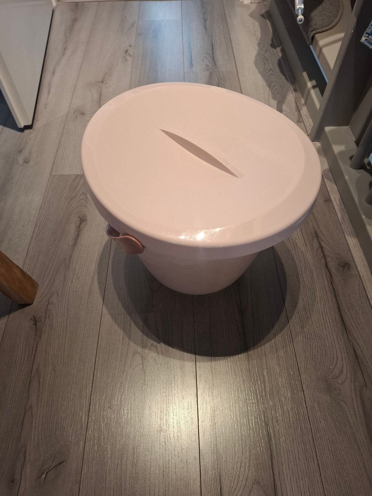 Roze luieremmer met deksel, Ophalen, Gebruikt, Luieremmer, Overige merken