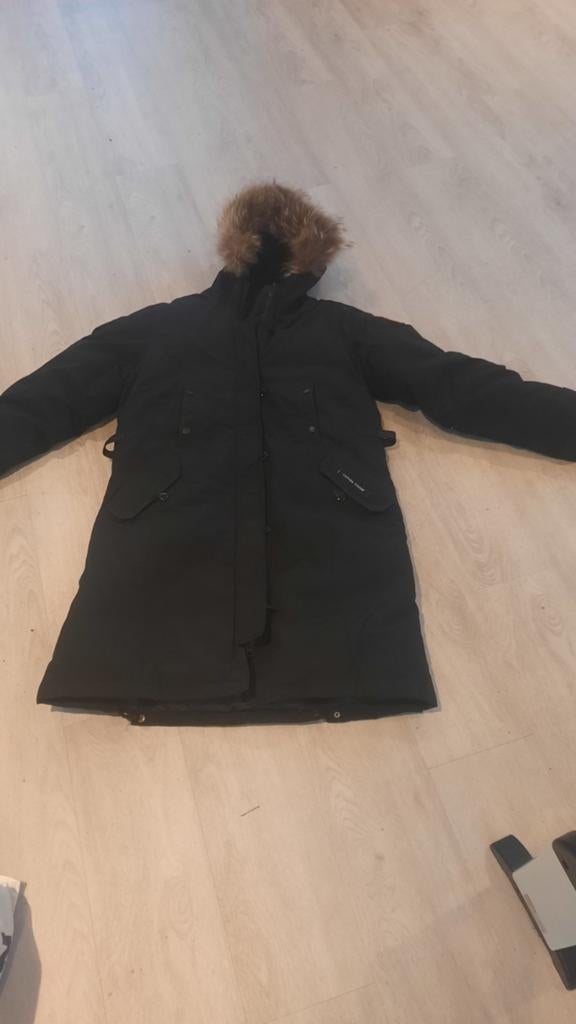 Canada goose originele dames parka jas maat xl, Zwart, Maat 46/48 (XL) of groter, Canada goose, Ophalen of Verzenden