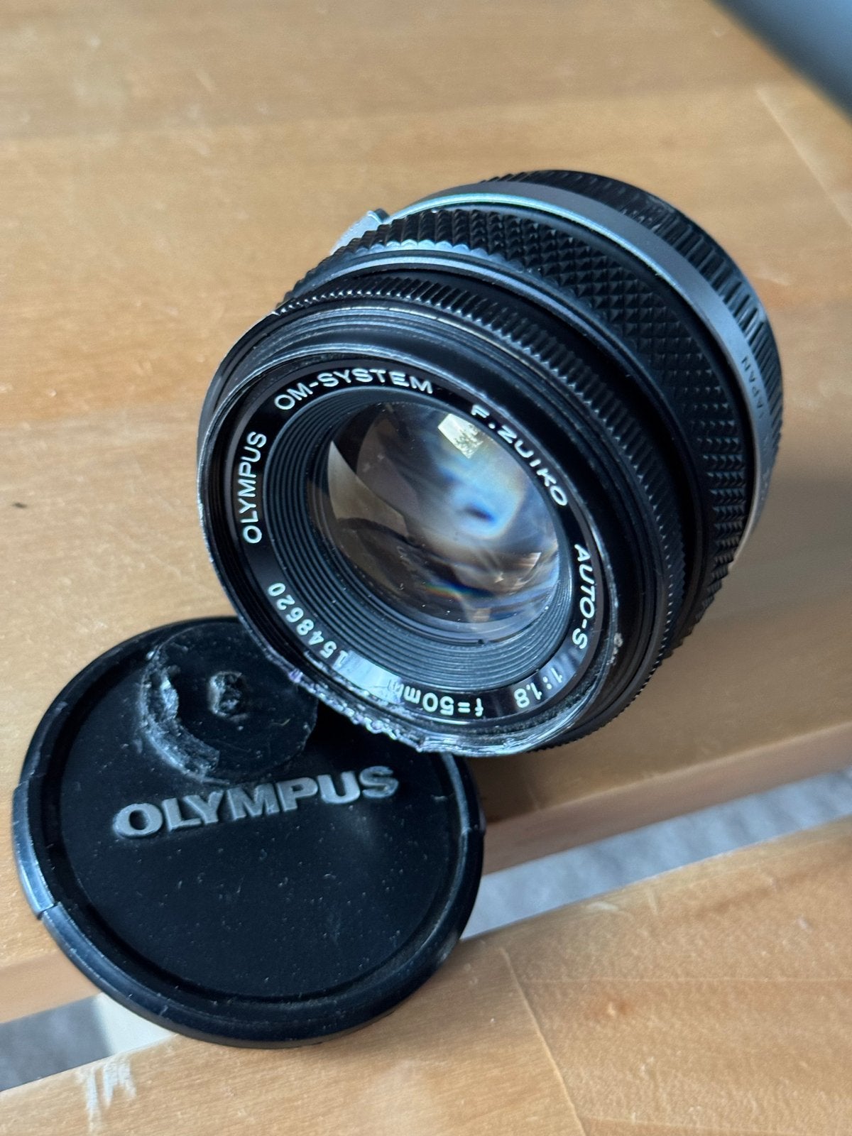 Olympus OM-System F.Zuiko Auto-S 50mm f/1.8 lens, Gebruikt, Olympus, Ophalen of Verzenden, Overige vattingen