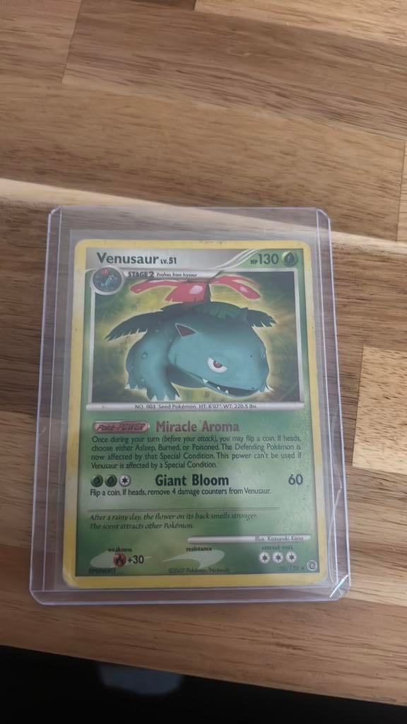 Venusaur lv.51 20/132 uit 2007, Hobby en Vrije tijd, Verzamelkaartspellen | Pokémon, Ophalen of Verzenden, Gebruikt