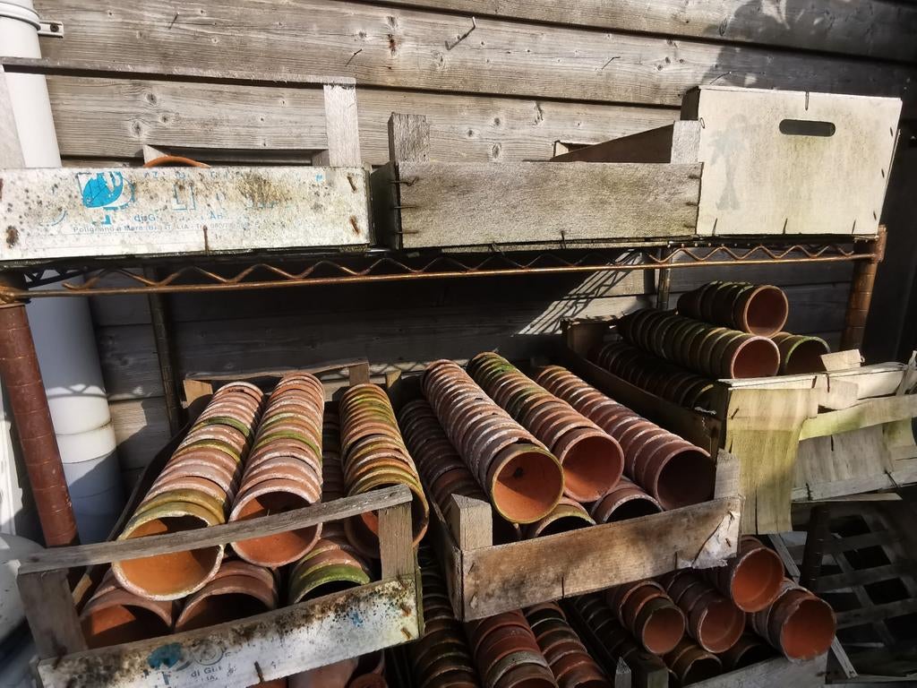 Terracotta potjes pst of grote partij Weekendsale! 7h Miekje, ., Rond, Nieuw, Ophalen of Verzenden