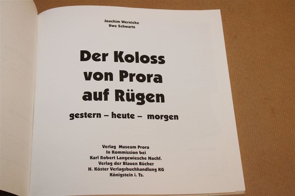 Der Koloss von Prora auf Rügen — Nazi-Komplex Geschichte, Ophalen of Verzenden, Gelezen, Europa
