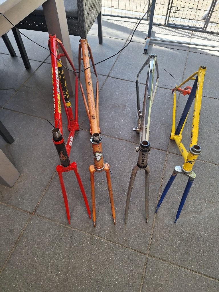 Retro frames 2, Fietsen en Brommers, Fietsonderdelen, Gebruikt, Frame, Racefiets, Ophalen