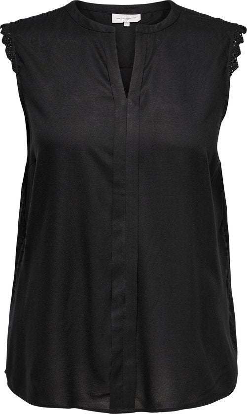 Zwarte top Carmumi van Only Carmakoma Maat 52, Kleding | Dames, O, O, Nieuw, Only Carmakoma