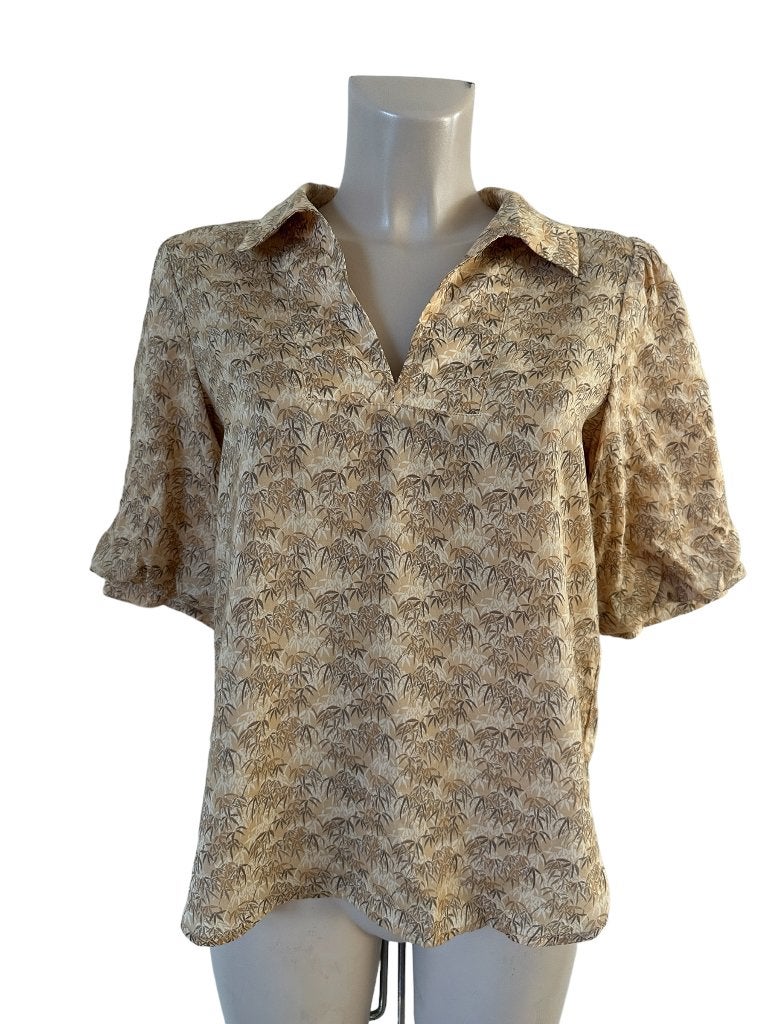 Yaya shirt S, Maat 38/40 (M), Beige, Ophalen of Verzenden, Zo goed als nieuw