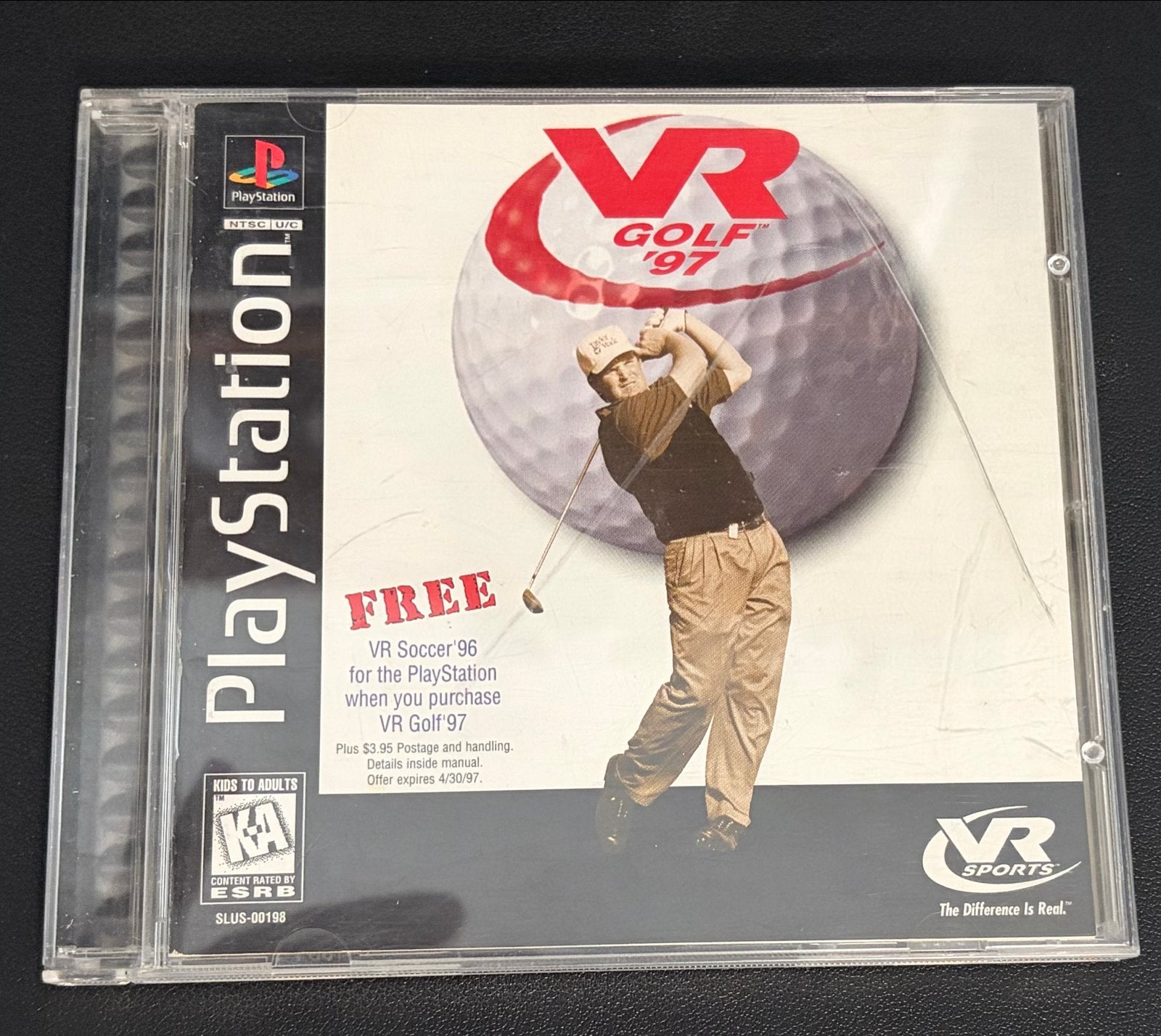 VR Golf 97 - PlayStation 1 (NTSC/UC), 1 speler, Ophalen of Verzenden, Gebruikt, Sport