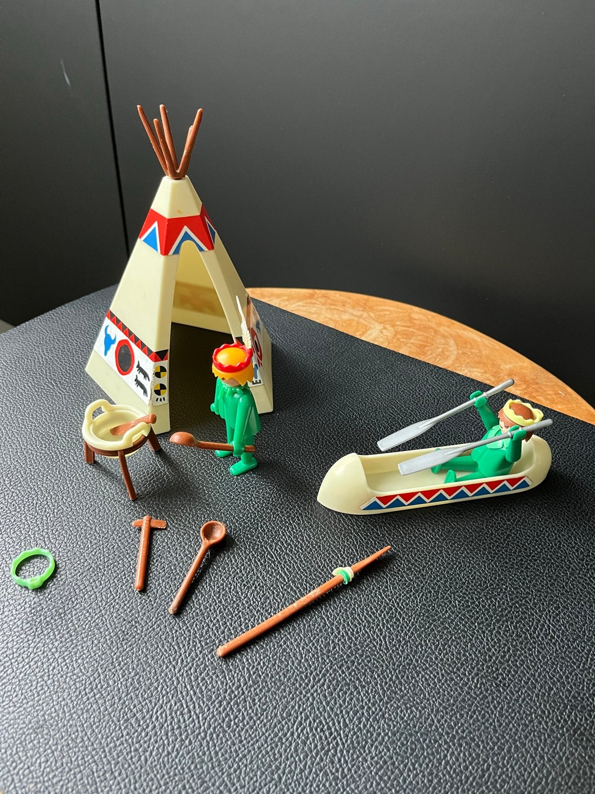 Playmobil Indianen Set met Tipi en Kano, Ophalen, Gebruikt, Complete set