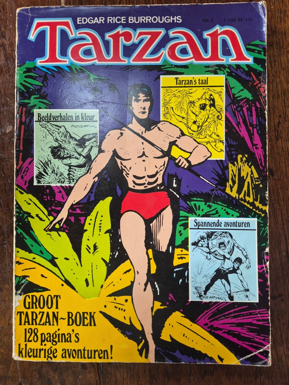 Groot Tarzan boek 1972, Europa, Ophalen of Verzenden, Edgar Rice Burroughs, Gelezen
