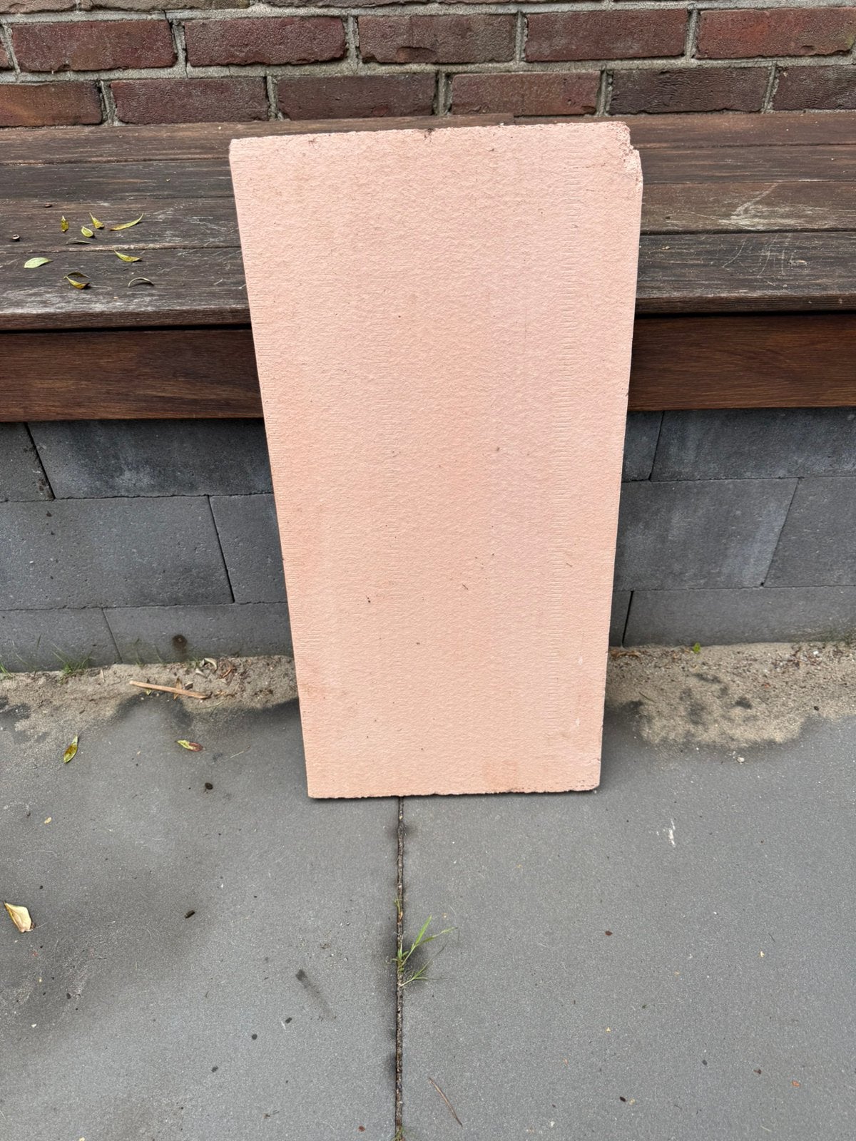 Vuurvaste chamotte plaat (gebruikt en gratis), Ophalen, Gebruikt