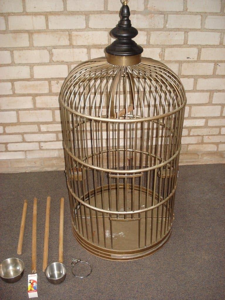 Degelijke Papegaai Kooi met extra,s   120 hoog  x 60  Cm Br, Dieren en Toebehoren, Vogels | Hokken en Kooien, Ophalen, Gebruikt
