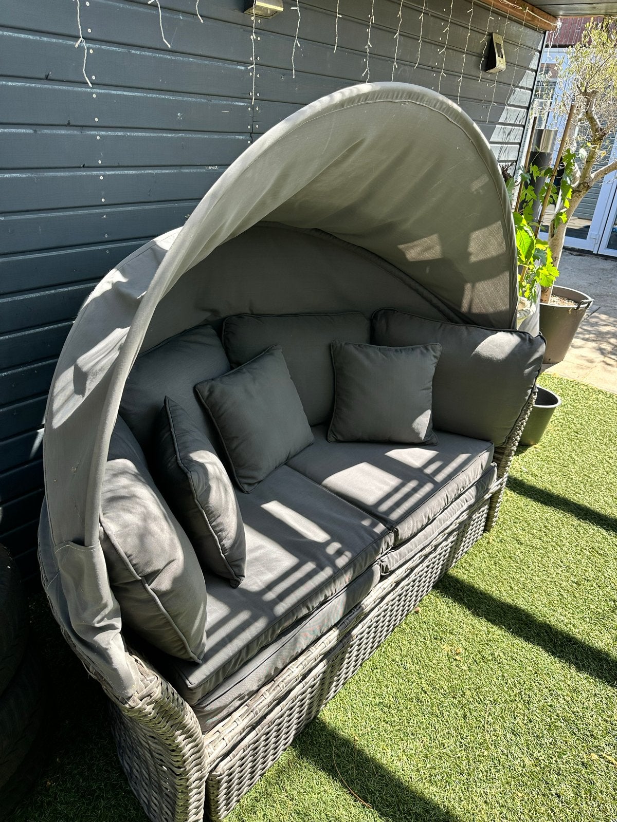 Lounge eiland Pure Garden & Living "Savanna" Elegant, Ophalen, 3 zitplaatsen, Zo goed als nieuw, Loungeset