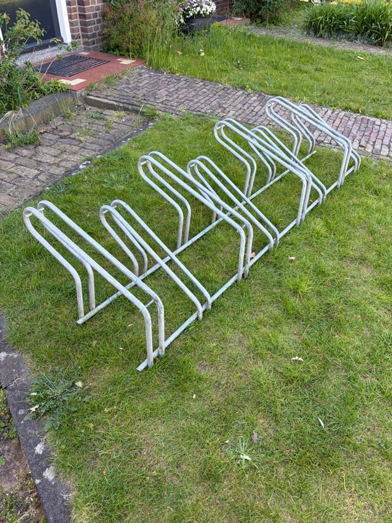 Fietsenrek - fietsenstalling voor 8 fietsen, Fietsen en Brommers, Ophalen, Gebruikt