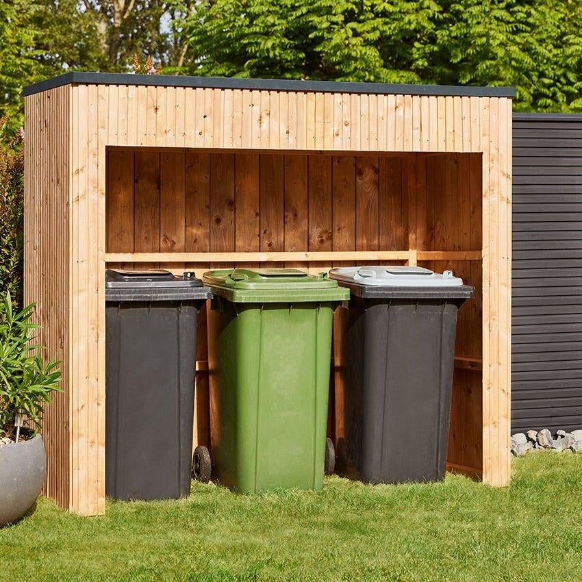 container berging | kliko ombouw | containerberging berging, Tuin en Terras, Ophalen, Nieuw, Hout, Containerberging