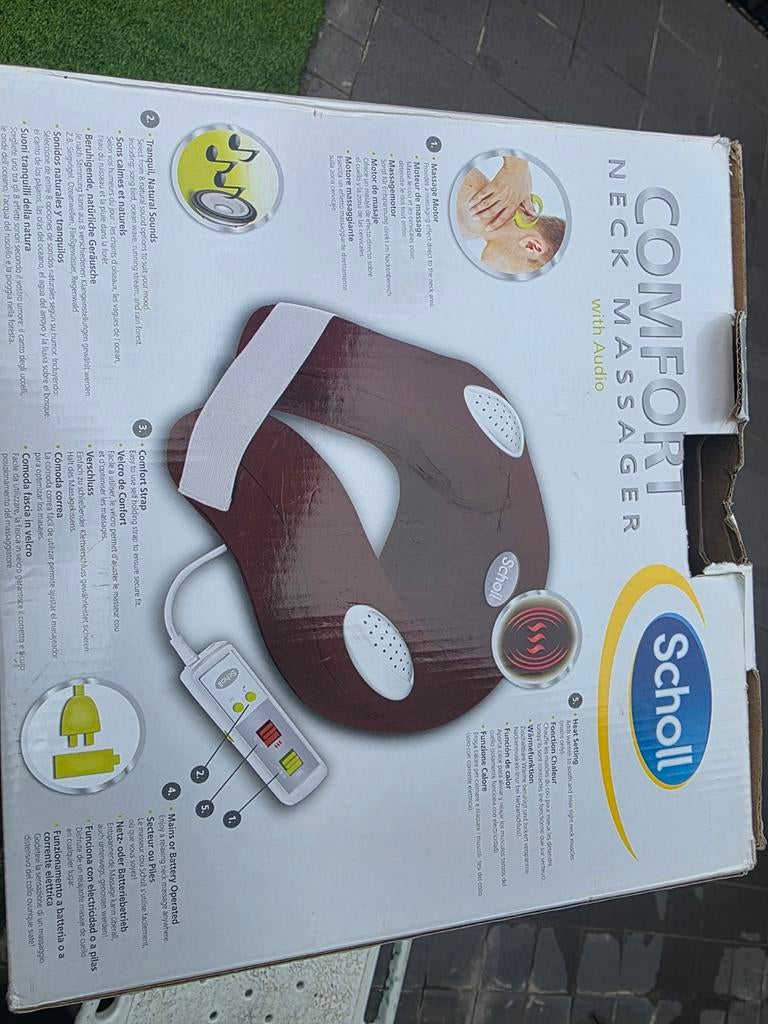 Scholl Comfort Nek Massager met Audio, Ophalen of Verzenden