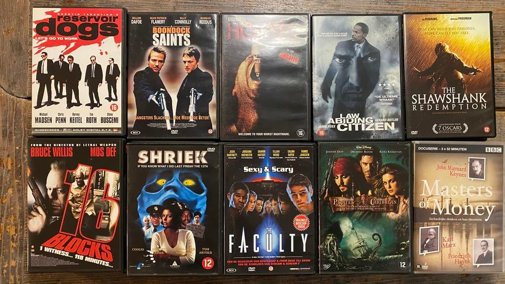 35 DVDs voor de filmliefhebber!, Alle leeftijden, Ophalen of Verzenden, Gebruikt