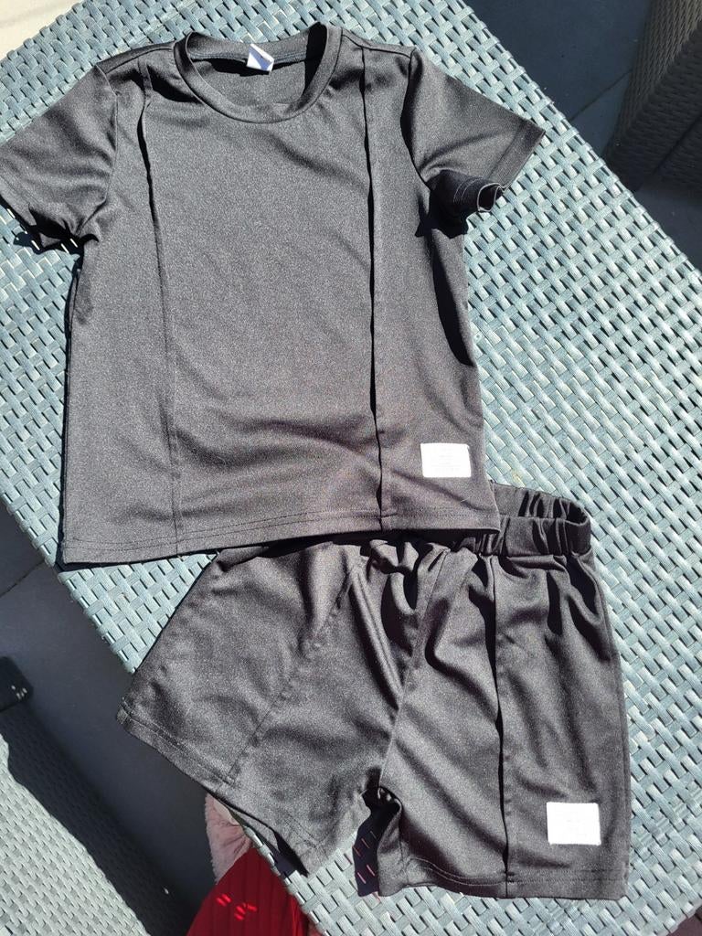 Jongens sportsetje - shirt en korte broek - maat 6 jaar, Shein, Ophalen of Verzenden, Zo goed als nieuw, Setje