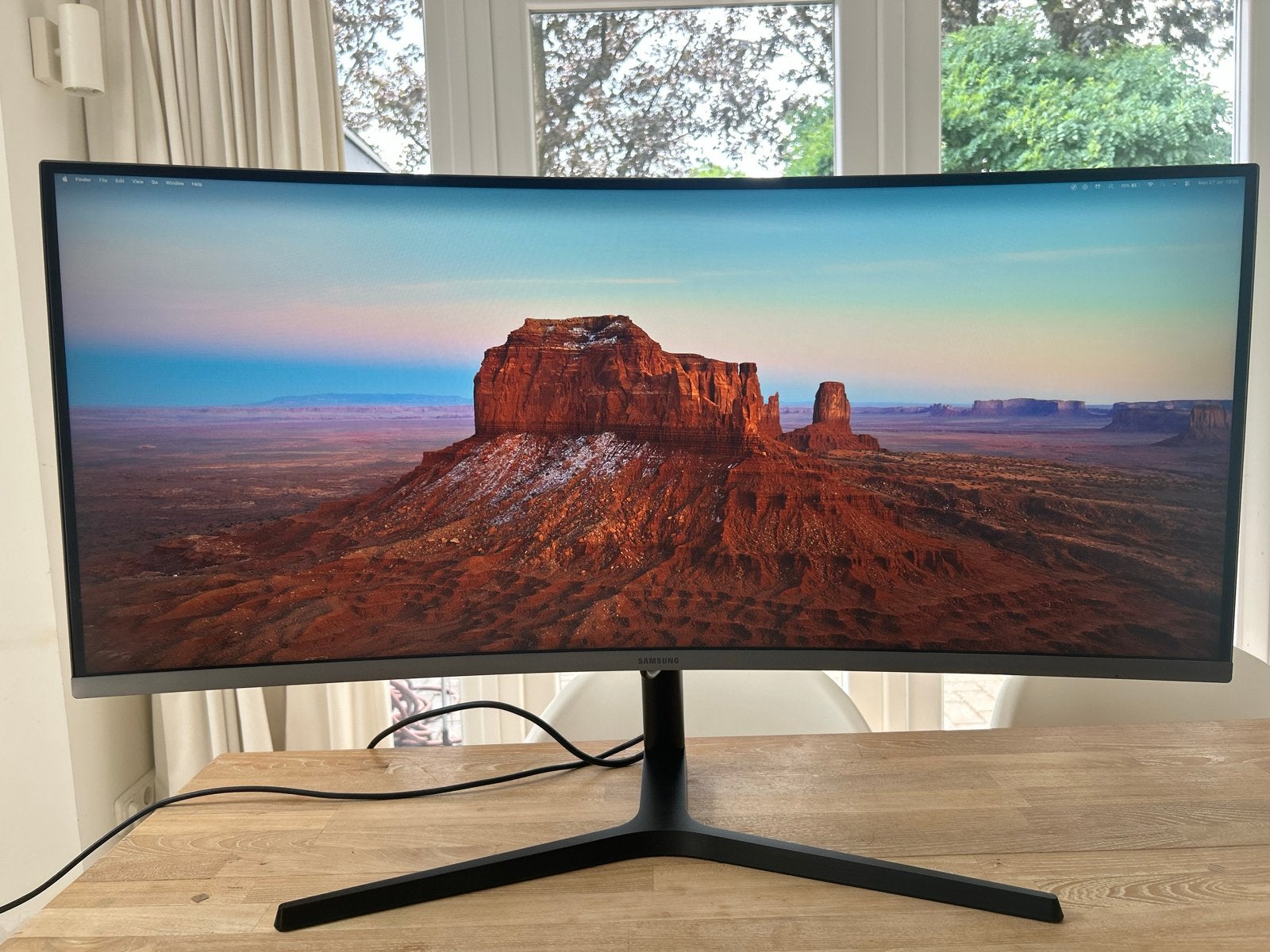 Samsung C34H890WJU 34 inch Curved Monitor Ultrawide, Computers en Software, Monitoren, HDMI, Curved, VA, Zo goed als nieuw