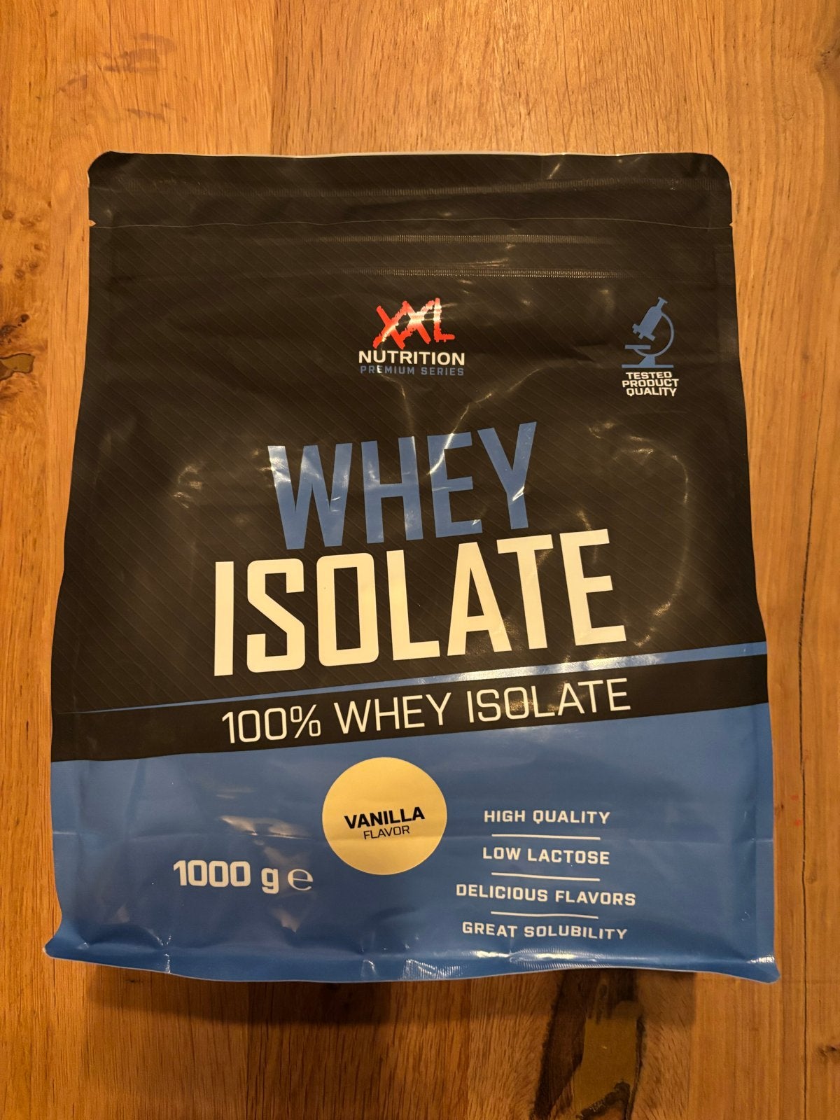 XXL Nutrition Whey Isolate Vanille 1000g, Ophalen of Verzenden, Nieuw, Poeder of Drank