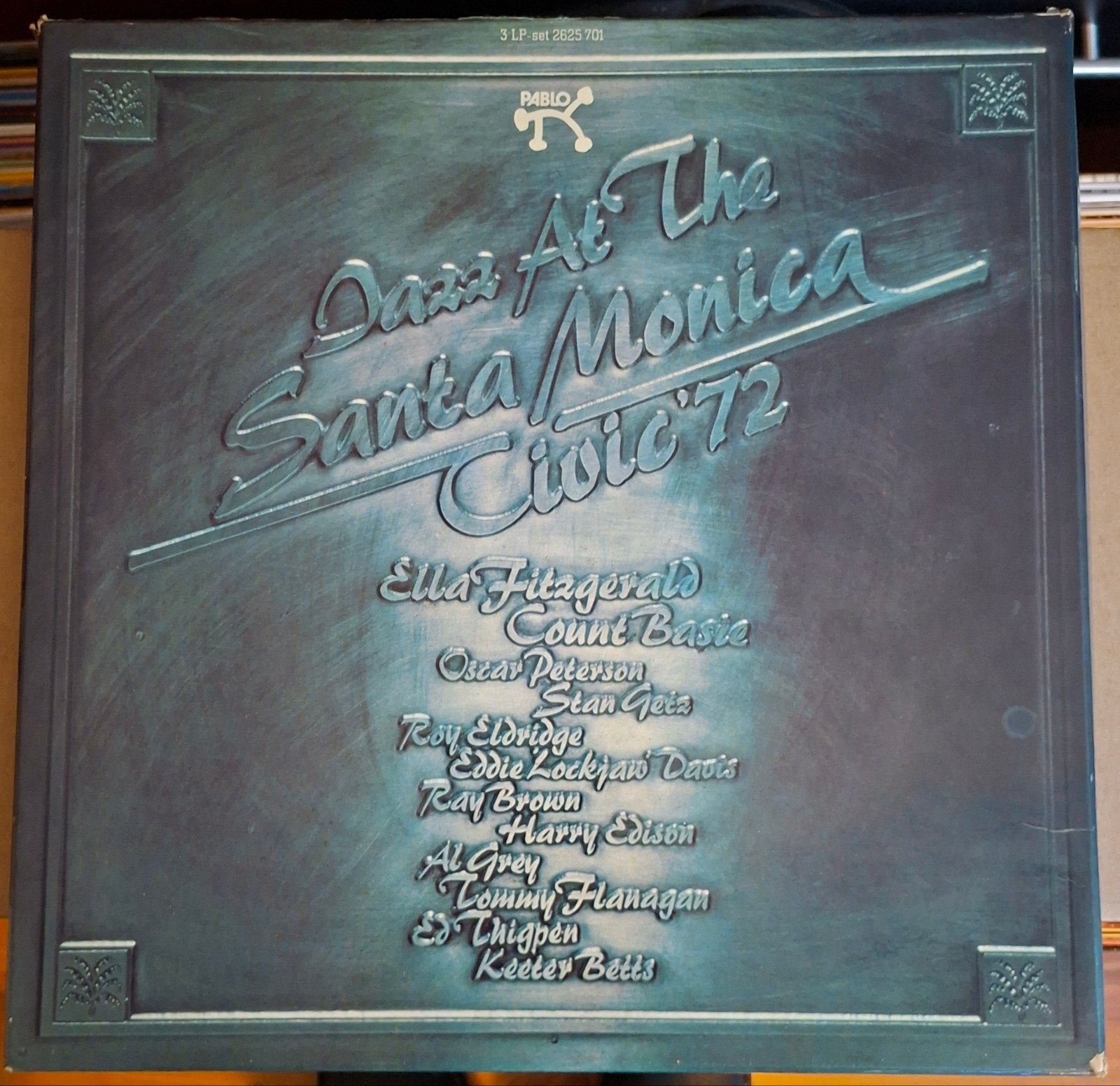 3-lp box - JAZZ AT THE SANTA MONICA. Pablo label, Ophalen of Verzenden