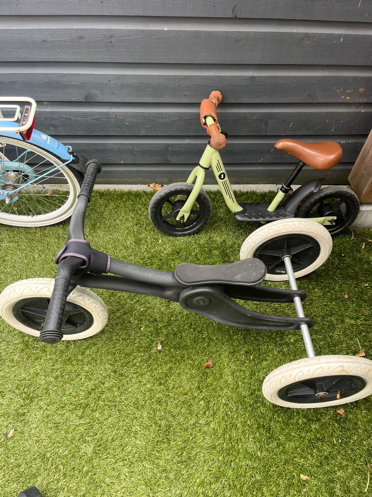 Kinder fietsjes en kinderzitje, Ophalen, Gebruikt, Terugtraprem, Verstelbare zitting
