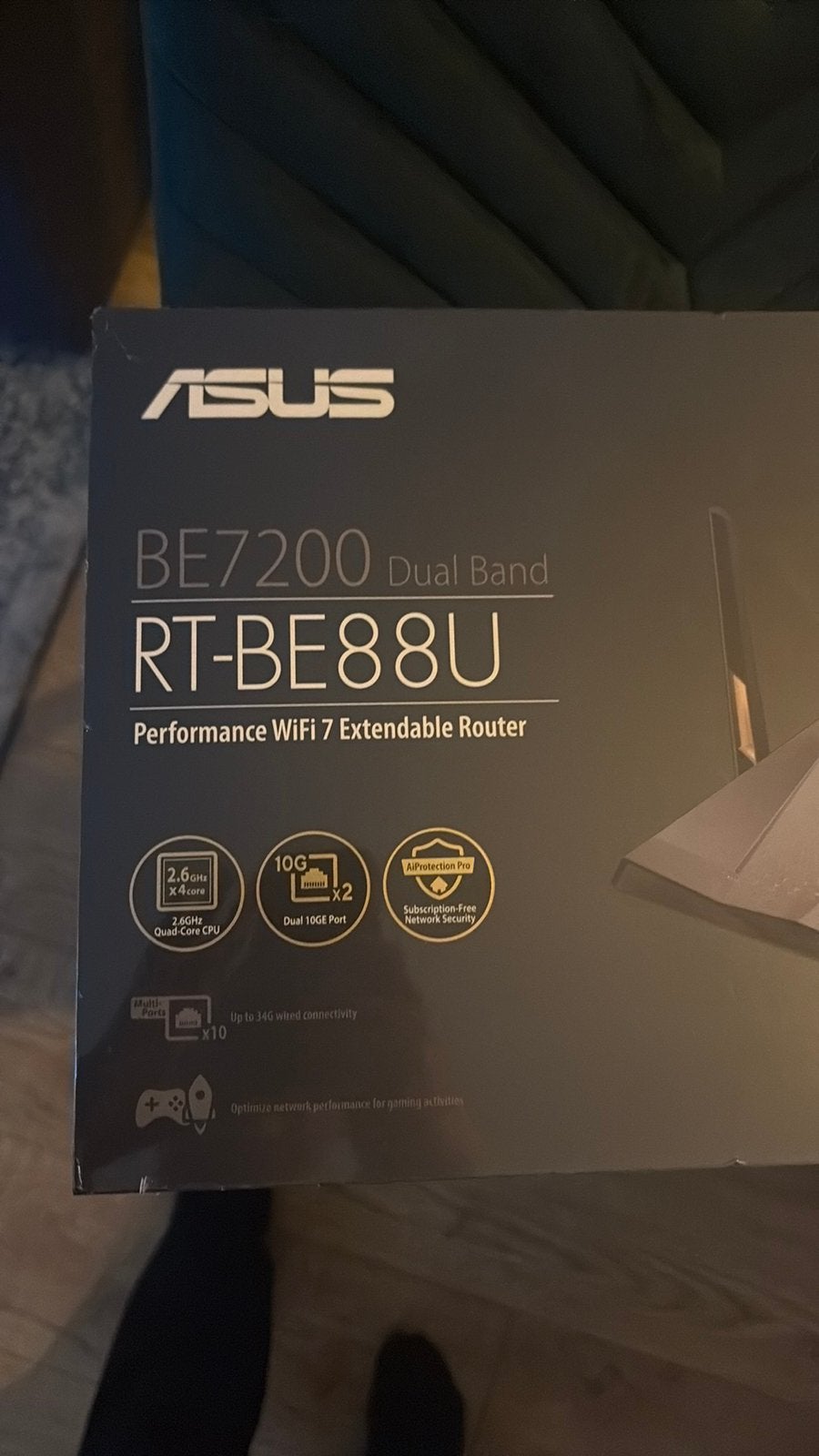 ASUS RT-BE88U BE7200 Performance WiFi 7 Extendable Router, Ophalen of Verzenden, Nieuw