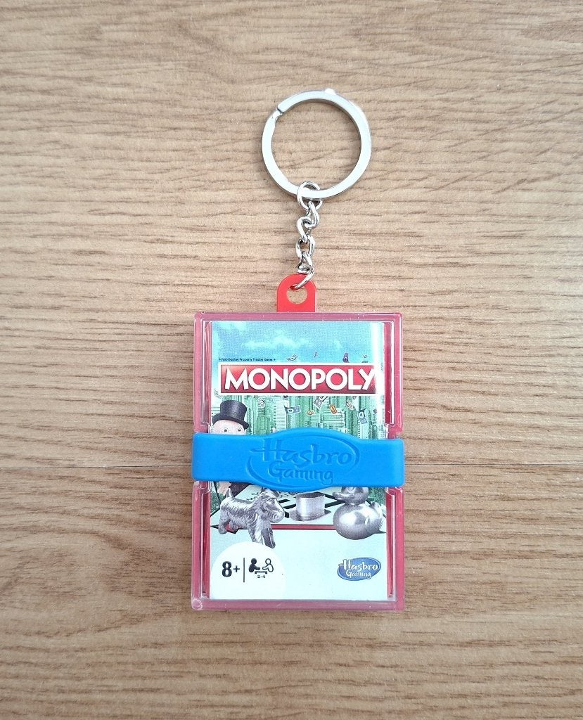 Hasbro Monopoly Mini Spel rood sleutelhanger, Verzamelen, Ophalen of Verzenden, Nieuw, Merk