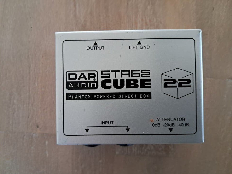 DAP Audio Stage Cube 22 Direct Box, Ophalen of Verzenden, Gebruikt, Overige typen