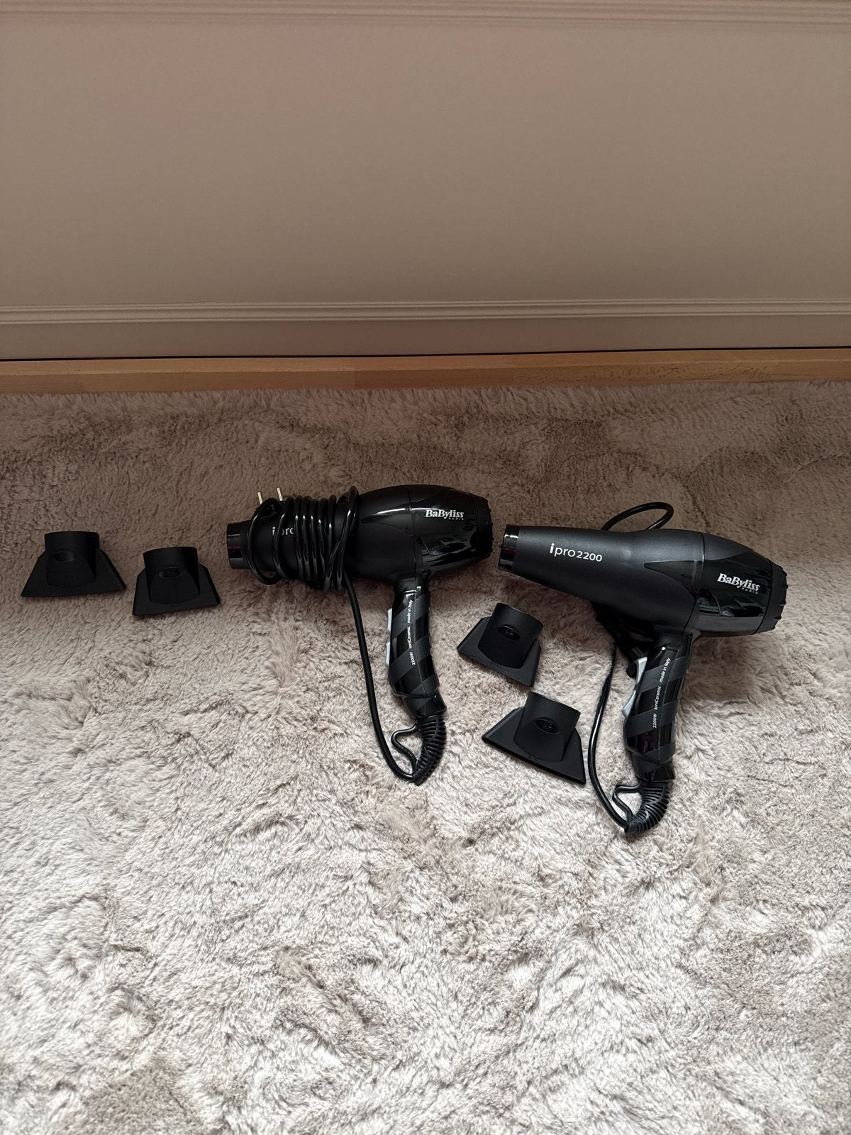 BaByliss iPro 2200 Föhn (2 stuks), Ophalen of Verzenden, Zo goed als nieuw, Haarverzorging