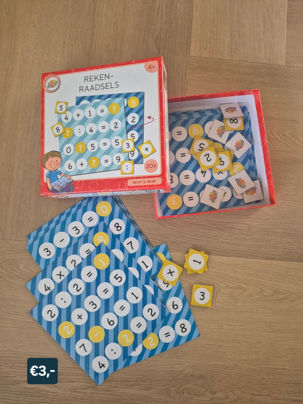 5 dec tip! Reken-Raadsels Educatief Spel voor Kinderen, Ophalen, Zo goed als nieuw, Puzzelen