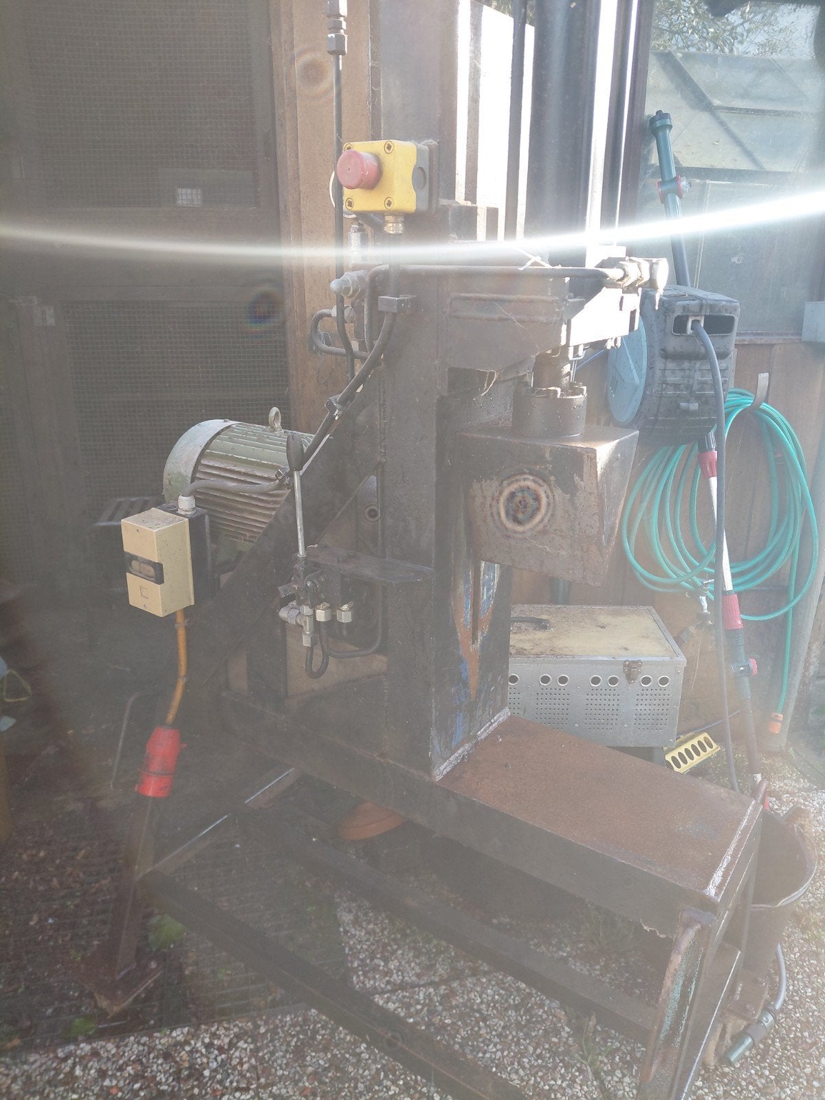 zware kloofmachine, Tuin en Terras, Ophalen, Gebruikt, Elektrisch, Staand