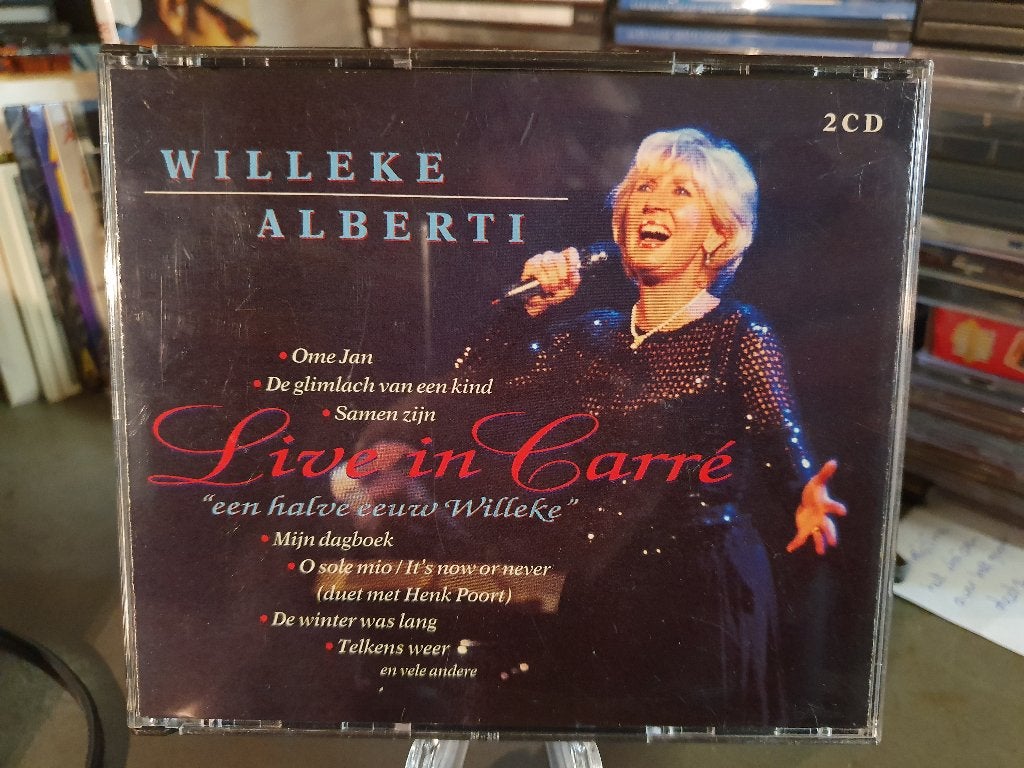 Willeke Alberti live in Carre 2CD, Ophalen of Verzenden, Gebruikt, Levenslied of Smartlap