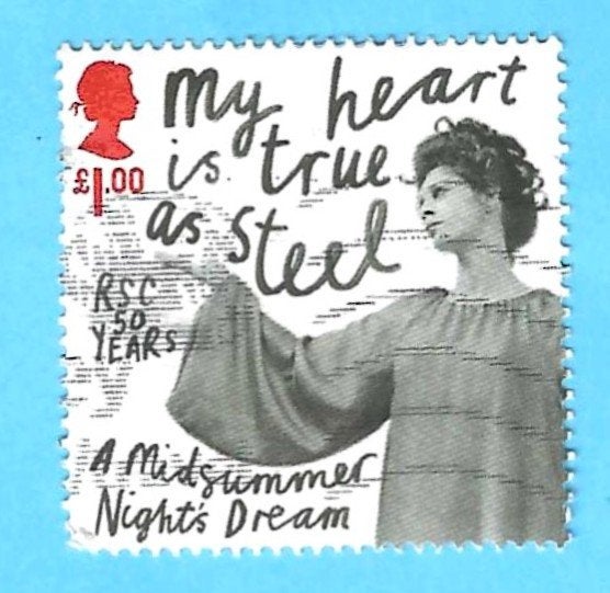 GB - 2011 - Shakespeare, Verzenden, Gestempeld