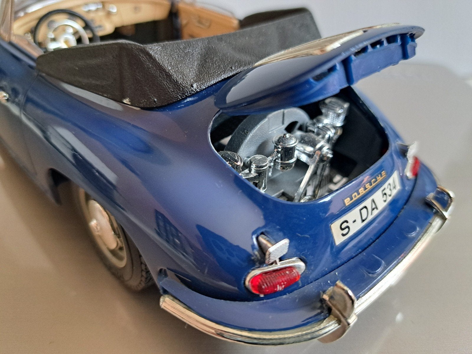 Porsche 356B Cabriolet 1961, Bburago 1:18 nieuw, Ophalen of Verzenden, Nieuw, Bburago