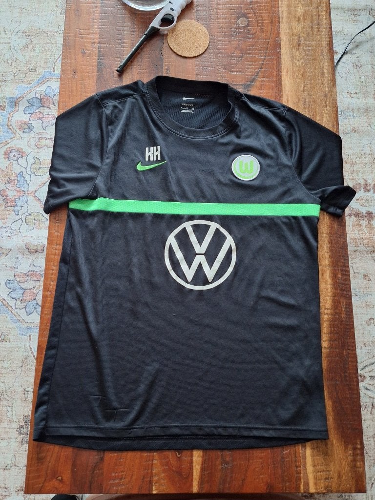 Voetbal shirt Bundesliga Wolfsburg Nike maat XL Volkswagen, Maat XL, Ophalen of Verzenden, Zo goed als nieuw, Shirt